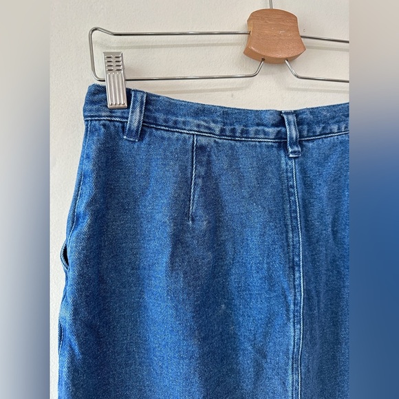 Vintage Denim 100% Cotton Maxi Skirt - Brand “Outline” - Size 8 - Picture 8 of 9